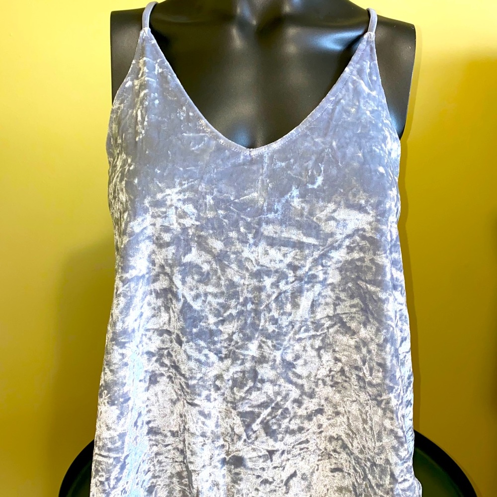 American Eagle crushed velvet tank top